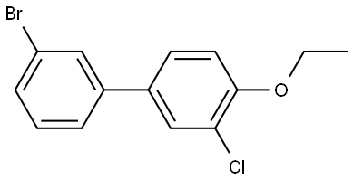 3'-Bromo-3-chloro-4-ethoxy-1,1'-biphenyl 结构式