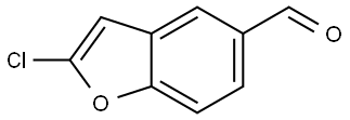 2-chlorobenzofuran-5-carbaldehyde 结构式