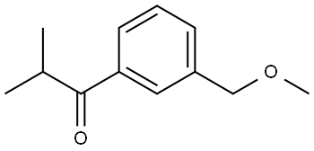 1-(3-(methoxymethyl)phenyl)-2-methylpropan-1-one 结构式