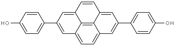 Phenol, 4,4′-(2,7-pyrenediyl)bis- 结构式