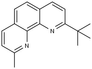 2-(tert-butyl)-9-methyl-1,10-phenanthroline 结构式