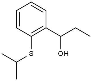 α-Ethyl-2-[(1-methylethyl)thio]benzenemethanol 结构式