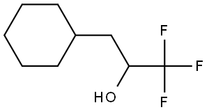 3-Cyclohexyl-1,1,1-trifluoropropan-2-ol 结构式