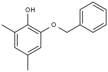 2-(benzyloxy)-4,6-dimethylphenol 结构式