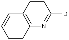 喹啉-2-氘代 结构式