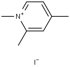 L,2,4-三甲基吡啶鎓碘化物 结构式