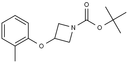 tert-butyl 3-(o-tolyloxy)azetidine-1-carboxylate 结构式