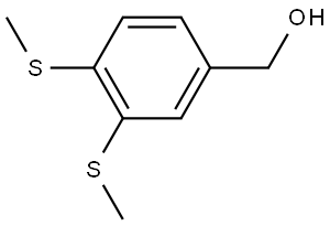 (3,4-bis(methylthio)phenyl)methanol 结构式