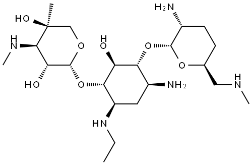 Etimicin Impurity 5 结构式