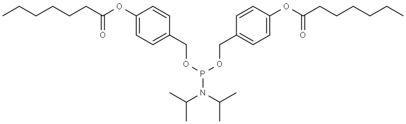 bis[1-[4-(hydroxymethyl)phenyl]octyl] carbonate 结构式