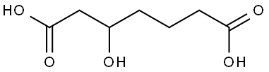 3-羟基庚-1,7-二酸 结构式
