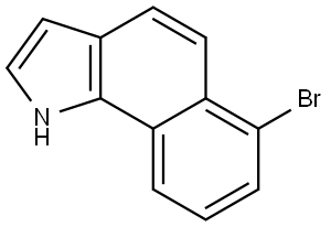 6-bromo-1H-benzo[g]indole 结构式