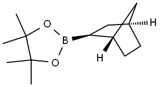 1,3,2-Dioxaborolane, 2-(1S,2S,4S)-bicyclo[2.2.1]hept-2-yl-4,4,5,5-tetramethyl- 结构式