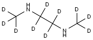 N1,N2-bis(methyl-d3)ethane-d4-1,2-diamine 结构式