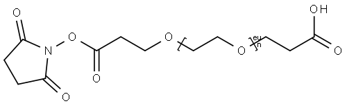 ACID-PEG13-NHS ESTER 结构式