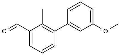 3'-Methoxy-2-methyl[1,1'-biphenyl]-3-carboxaldehyde 结构式