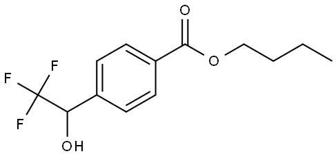 4-butoxycarbonylphenyl trifluoromethyl methanol 结构式