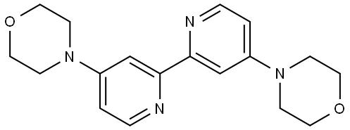 4,4'-DIMORPHOLINO-2,2'-BIPYRIDINE 结构式