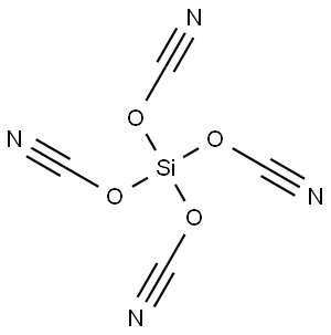 Cyanic acid, anhydride with silicic acid (H4SiO4) (4:1) 结构式