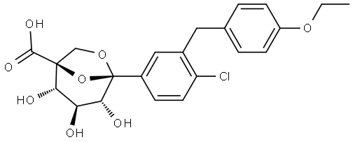 埃格列净杂质13 结构式