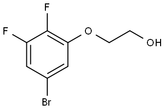 2-(5-bromo-2,3-difluorophenoxy)ethanol 结构式