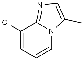 8-chloro-3-methylimidazo[1,2-a]pyridine 结构式