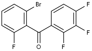 Methanone, (2-bromo-6-fluorophenyl)(2,3,4-trifluorophenyl)- 结构式