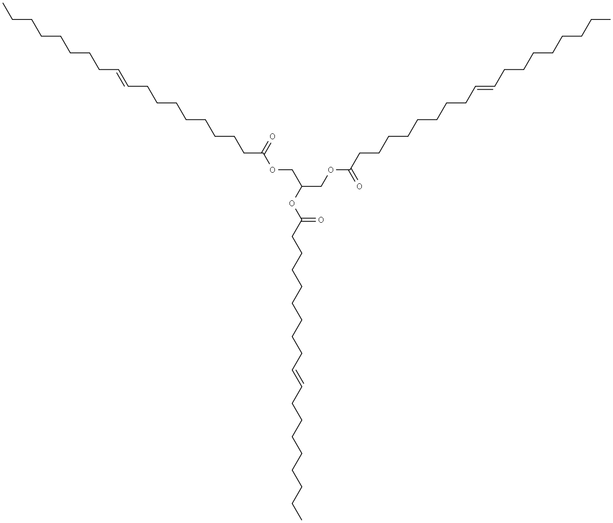 Tri-10(E)-Nonadecenoin 结构式