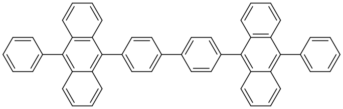 4,4'-Bis(10-phenylanthracen-9-yl)-1,1'-biphenyl 结构式