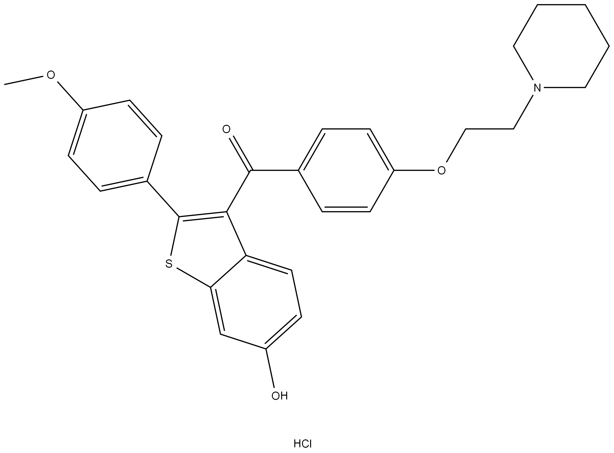 雷洛昔芬杂质 2 结构式