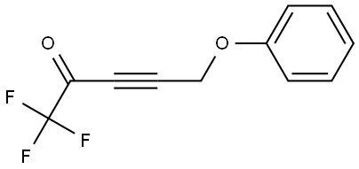 1,1,1-Trifluoro-5-phenoxy-3-pentyn-2-one 结构式