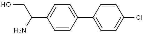 2-AMINO-2-[4-(4-CHLOROPHENYL)PHENYL]ETHAN-1-OL 结构式
