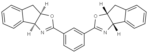 1,3-双((3AS,8AR)-8,8A-二氢-3AH-茚并[1,2-D]恶唑-2-基)苯 结构式