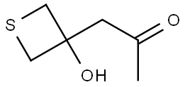 1-(3-羟基-3-硫杂环丁基)-2-丙酮 结构式