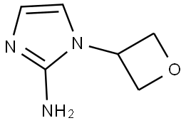 1-(oxetan-3-yl)-1H-imidazol-2-amine 结构式