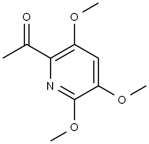 1-(3,5,6-Trimethoxy-2-pyridinyl)ethanone 结构式