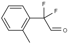 Benzeneacetaldehyde, α,α-difluoro-2-methyl- 结构式