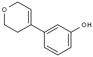 3-(3,6-Dihydro-2H-pyran-4-yl)phenol 结构式