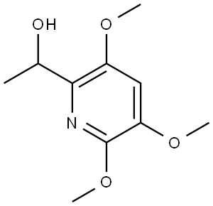 3,5,6-Trimethoxy-α-methyl-2-pyridinemethanol 结构式