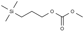 Methyl 3-(trimethylsilyl)propyl carbonate 结构式