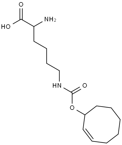 Click Amino Acid / trans-Cyclooct-2-en – L - Lysine (TCO*A) 结构式