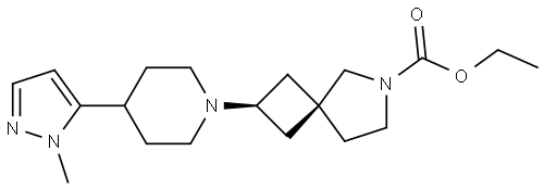 化合物 Direclidine 结构式