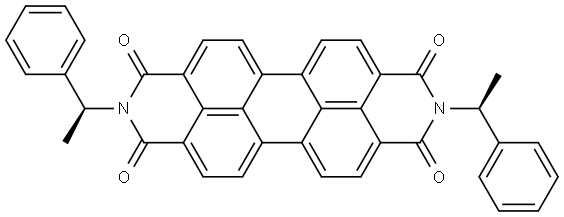 苝二酰亚胺-S-苯胺 结构式