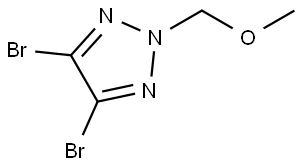 2H-1,2,3-Triazole, 4,5-dibromo-2-(methoxymethyl)- 结构式