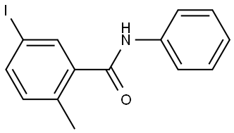 5-Iodo-2-methyl-N-phenylbenzamide 结构式