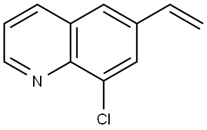 8-Chloro-6-ethenylquinoline 结构式