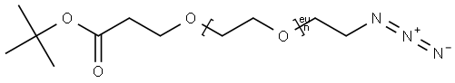 AZIDO-PEG12-T-BUTYL ESTER 结构式