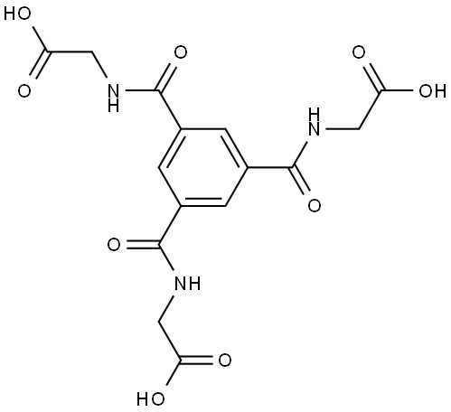 N,N',N''-tris(carboxymethyl)-1,3,5-benzenetricarboxamide 结构式