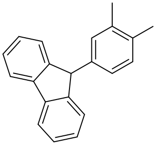 9-(3,4-dimethylphenyl)-9H-fluorene 结构式