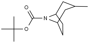 tert-butyl 3-methyl-8-azabicyclo[3.2.1]octane-8-carboxylate 结构式
